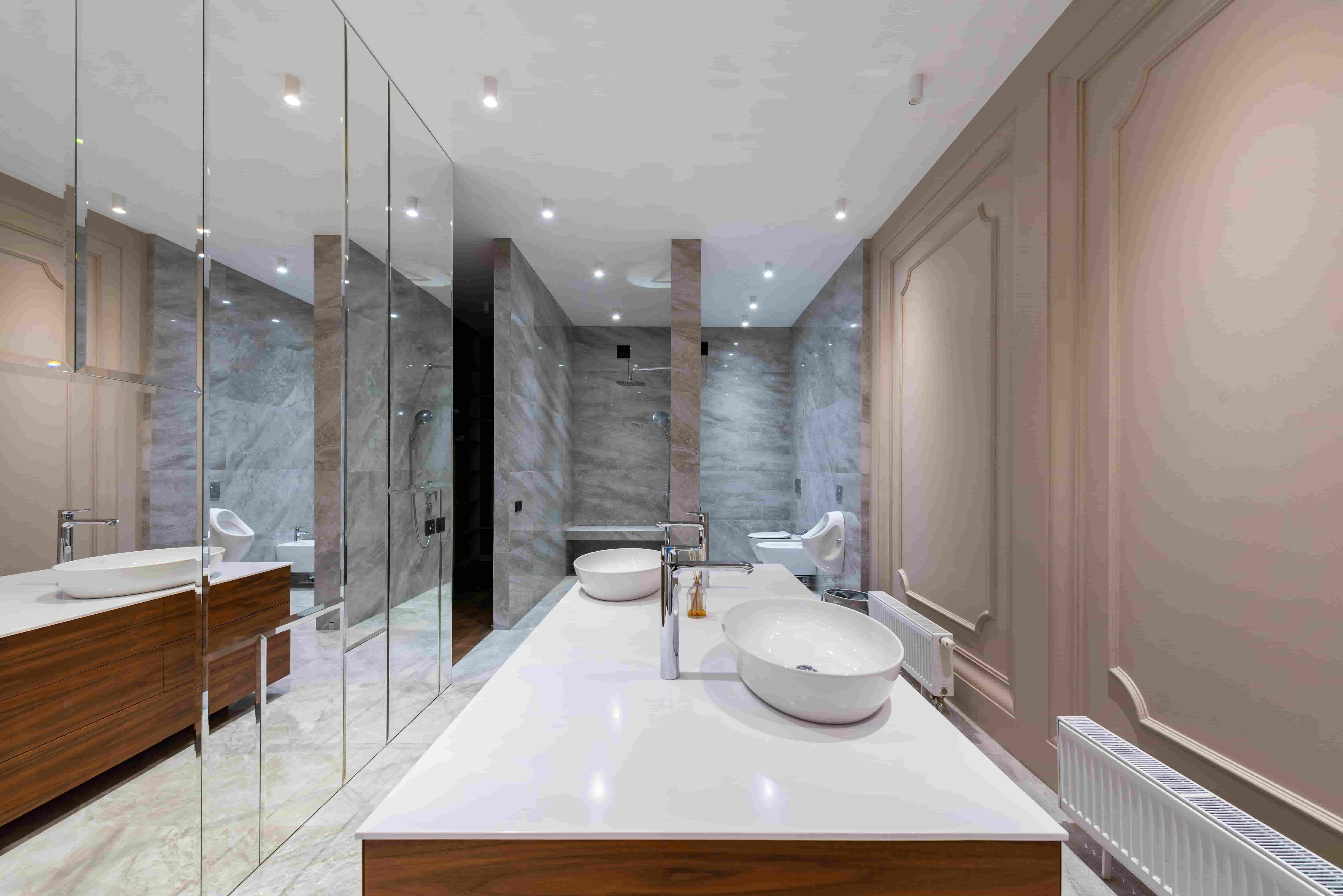 Large Custom Bathroom Mirrors