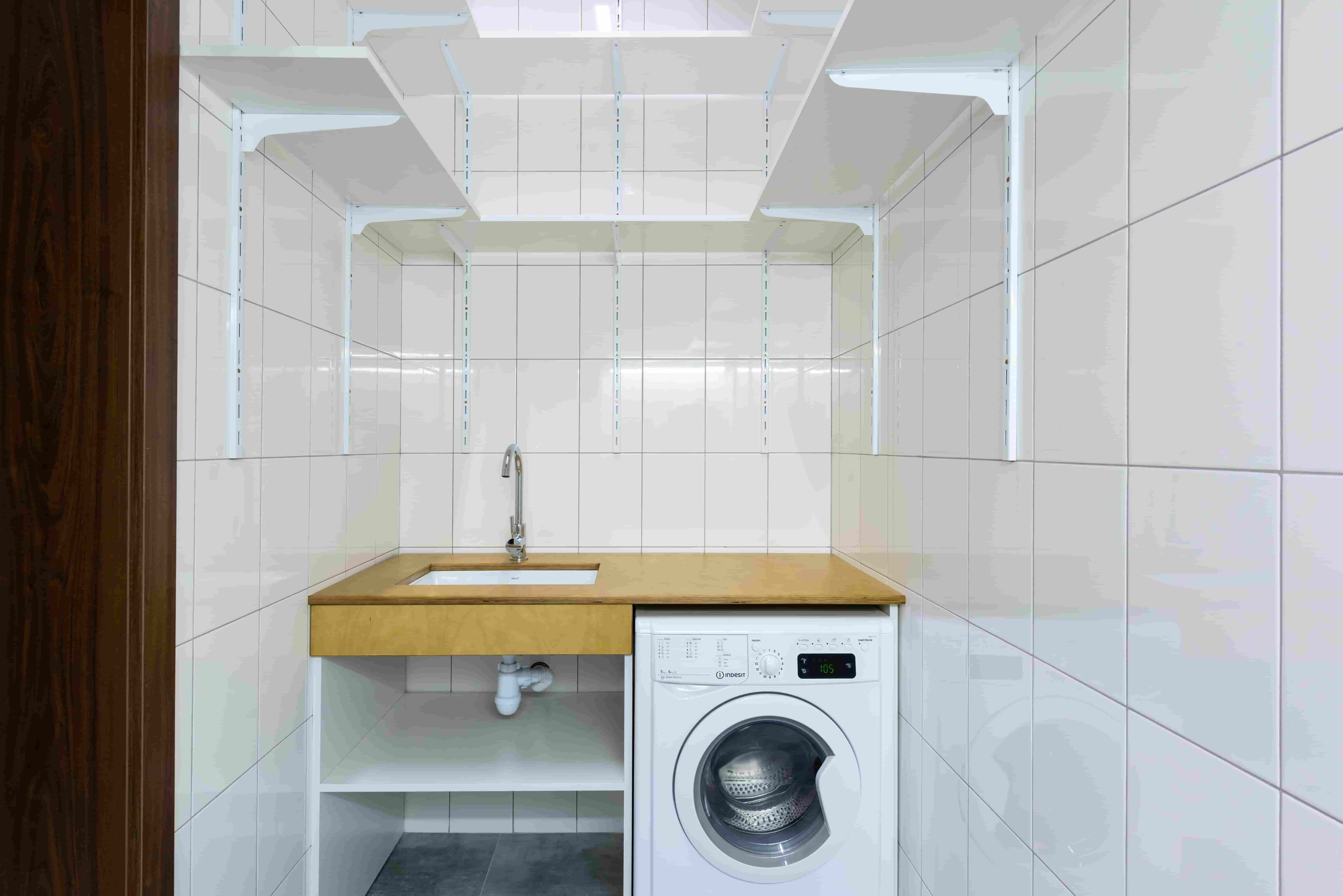 Laundry Splashback Installation